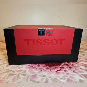 Replacement Tissot watch case with instructions
